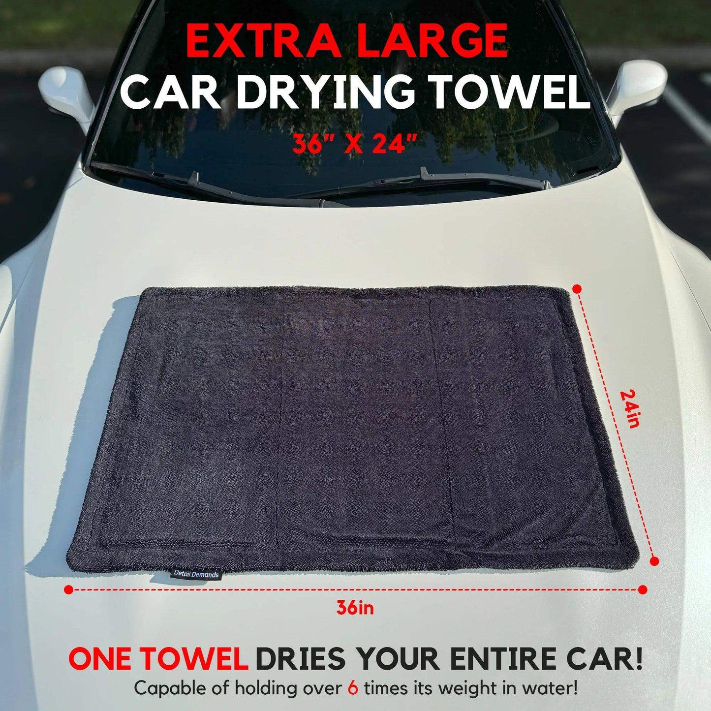 Microfiber Twisted Loop Car Drying Towel
