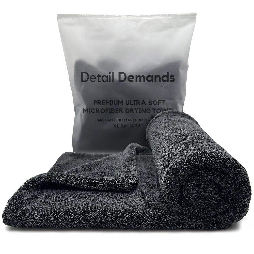 Microfiber Twisted Loop Car Drying Towel - Detail Demands