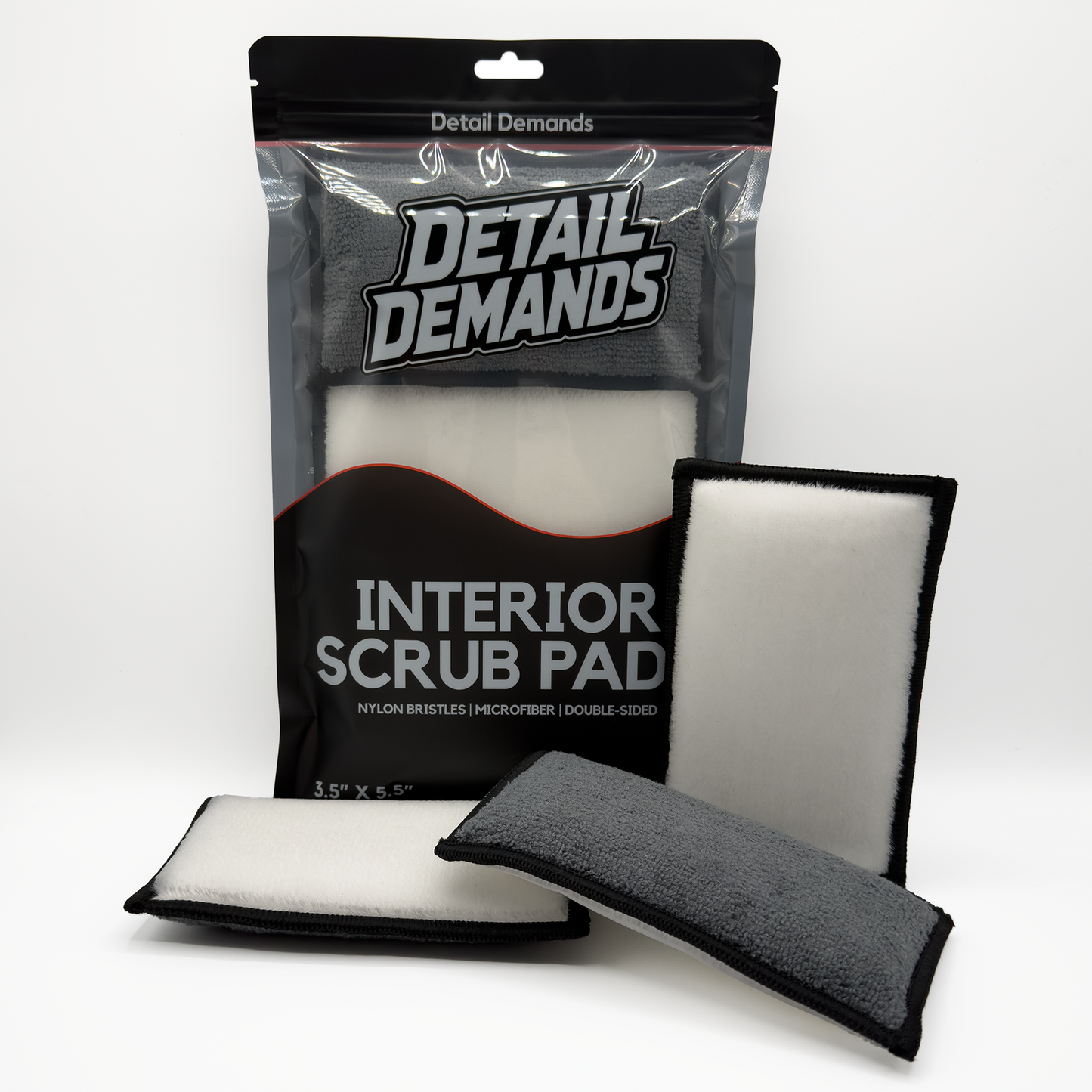Car Interior Scrub Pads - 3 Pack
