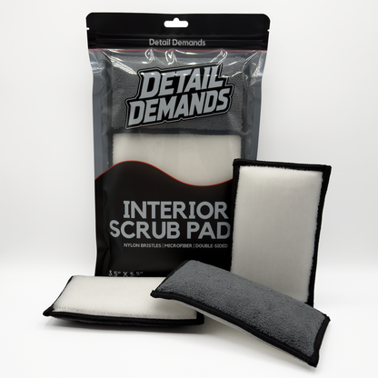 Car Interior Scrub Pads - 3 Pack